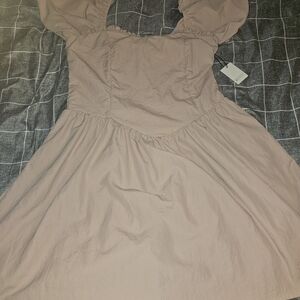 Bailey Blue Asymmetrical Dress in Light Pink